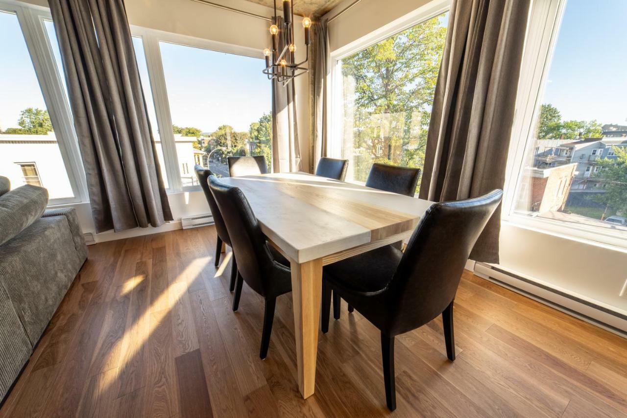 Aux Havres Urbains - Le Penthouse De La 3Ieme Avenue Quebeque Exterior foto