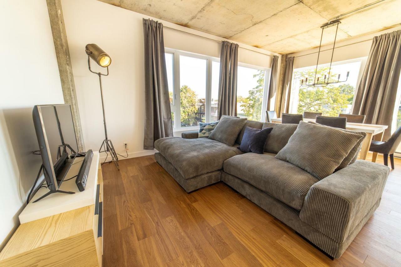 Aux Havres Urbains - Le Penthouse De La 3Ieme Avenue Quebeque Exterior foto