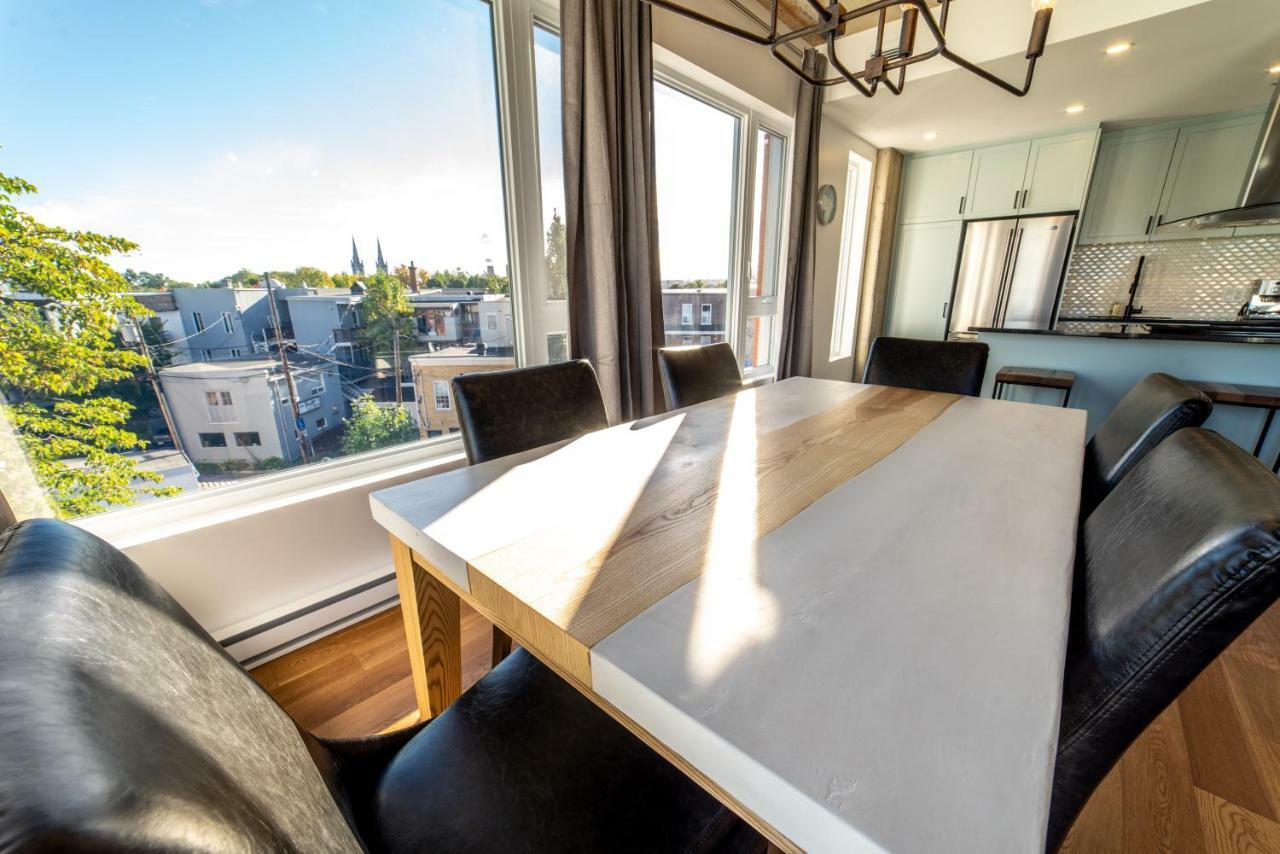 Aux Havres Urbains - Le Penthouse De La 3Ieme Avenue Quebeque Exterior foto
