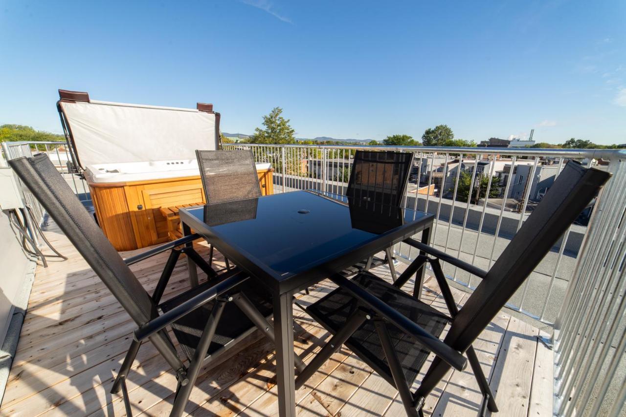 Aux Havres Urbains - Le Penthouse De La 3Ieme Avenue Quebeque Exterior foto